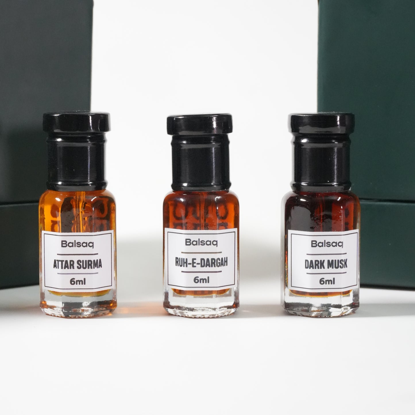 Dark Attars Combo Set - Pack of 3 | Attar Surma | Dark Musk | Ruh - e - Dargah