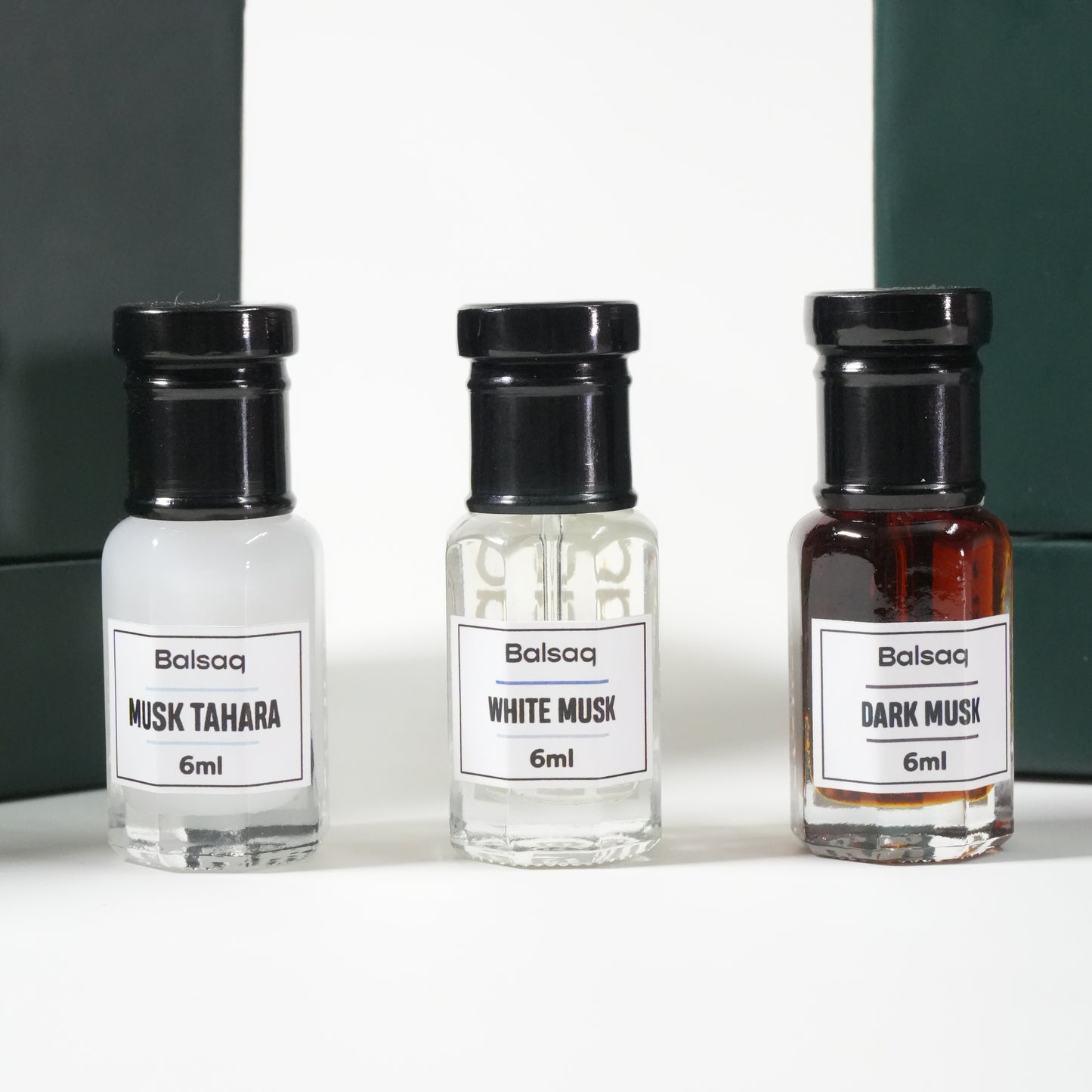 Musk Attars Combo Set - Pack of 3 | Musk Tahara | White Musk | Dark Musk