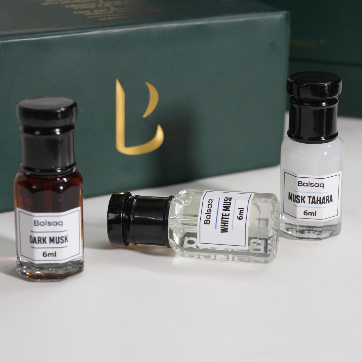 Musk Attars Combo Set - Pack of 3 | Musk Tahara | White Musk | Dark Musk