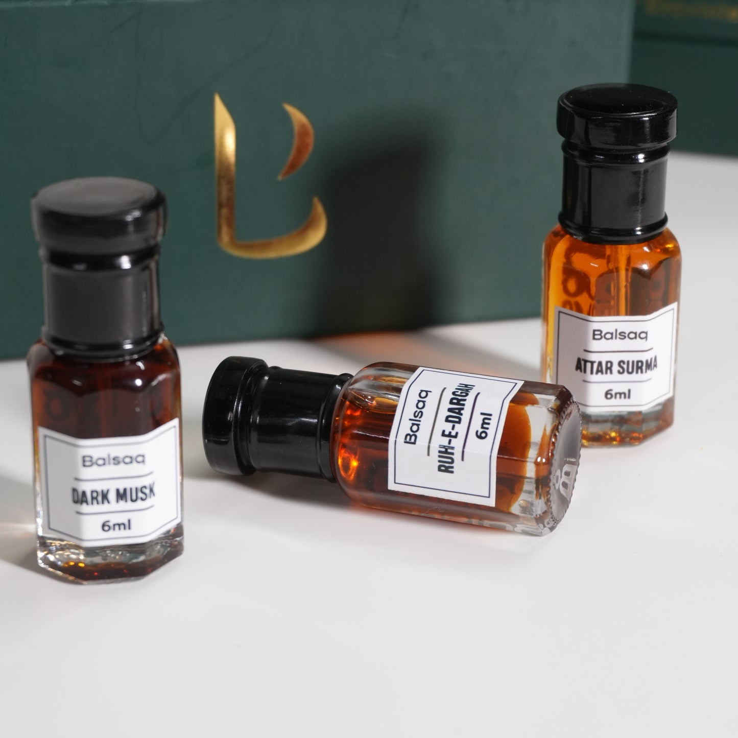 Dark Attars Combo Set - Pack of 3 | Attar Surma | Dark Musk | Ruh - e - Dargah