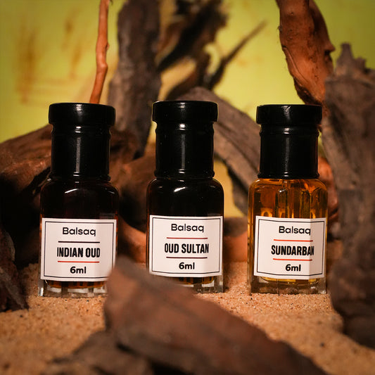 Oud Attars Combo Set - Pack of 3 | Indian Oud | Oud Sultan | Sundarban