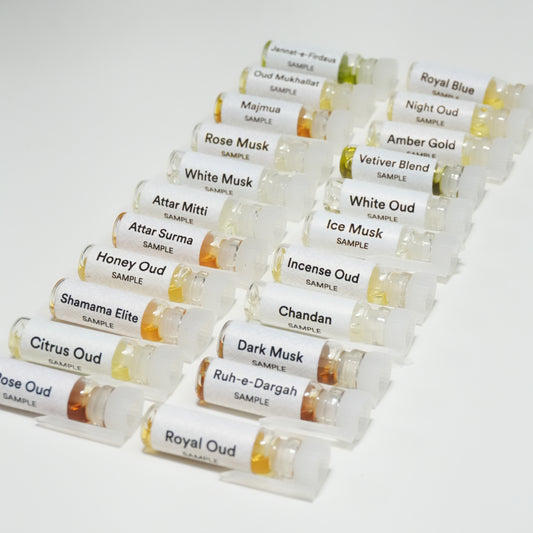 Pack of 22 | 1 ml each | Attar Samples set of Balsaq